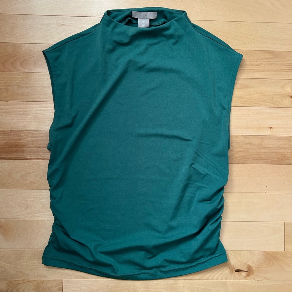 Teal Sleeveless Women's Top